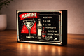 Vintage recipe drink Martini