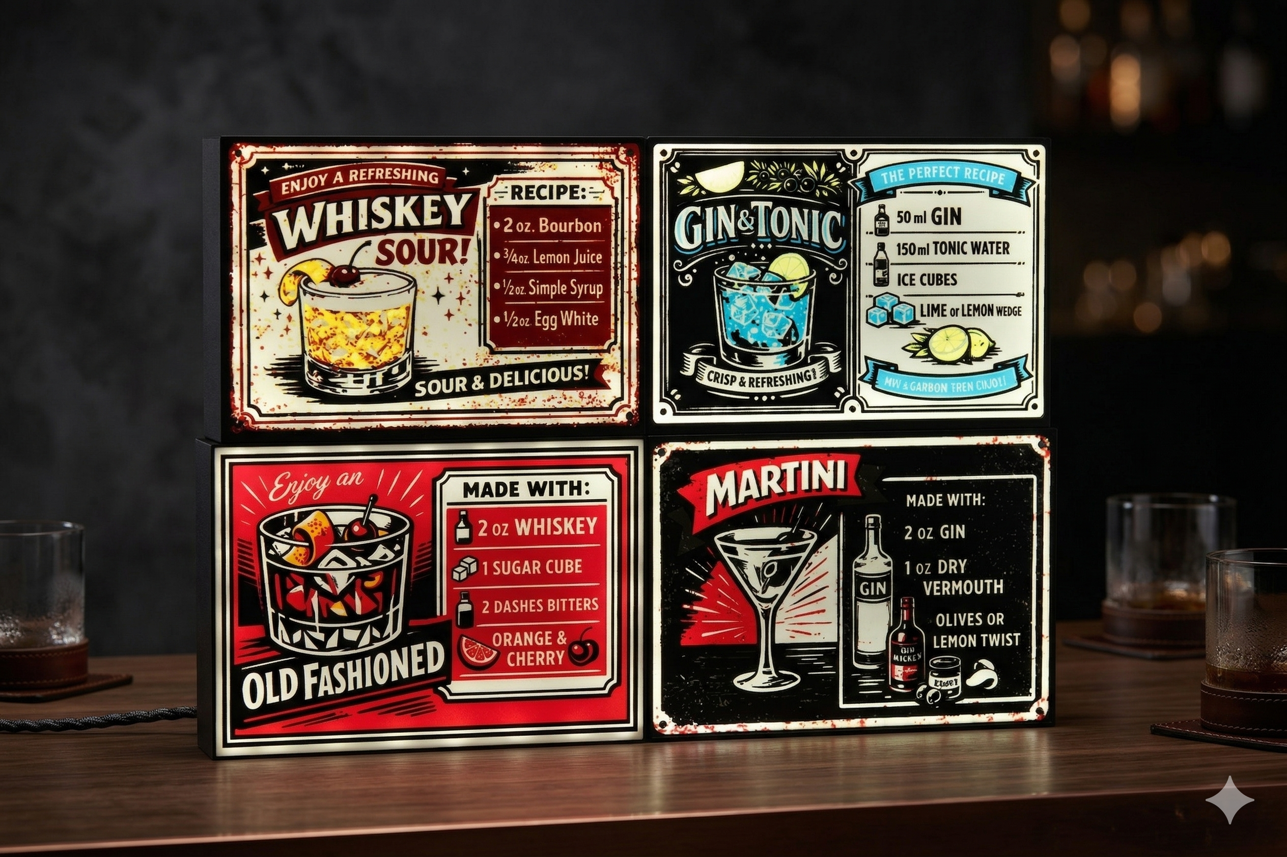 Kit Vintage Drinks